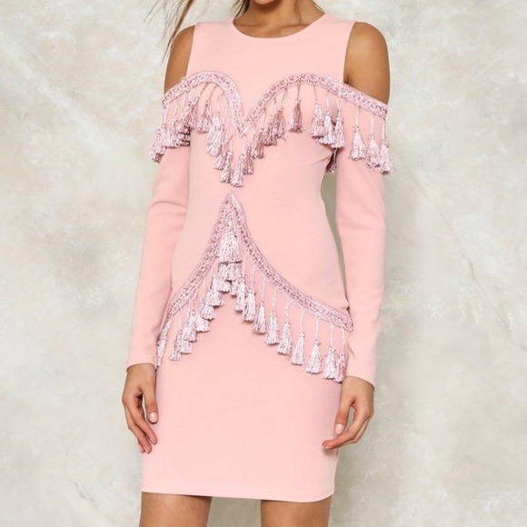 Nasty Gal Dresses & Skirts - Shake It Tassel Dress